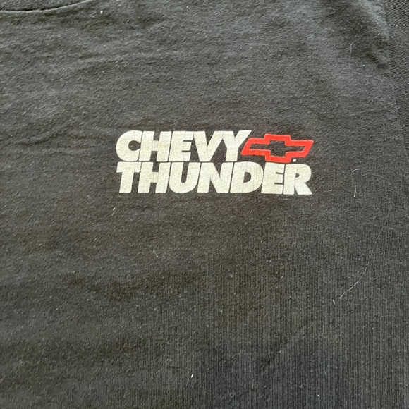 Vintage Chevy Thunder Single Stitch Fruit of the Loom Shirt Size L - Picture 2 of 5